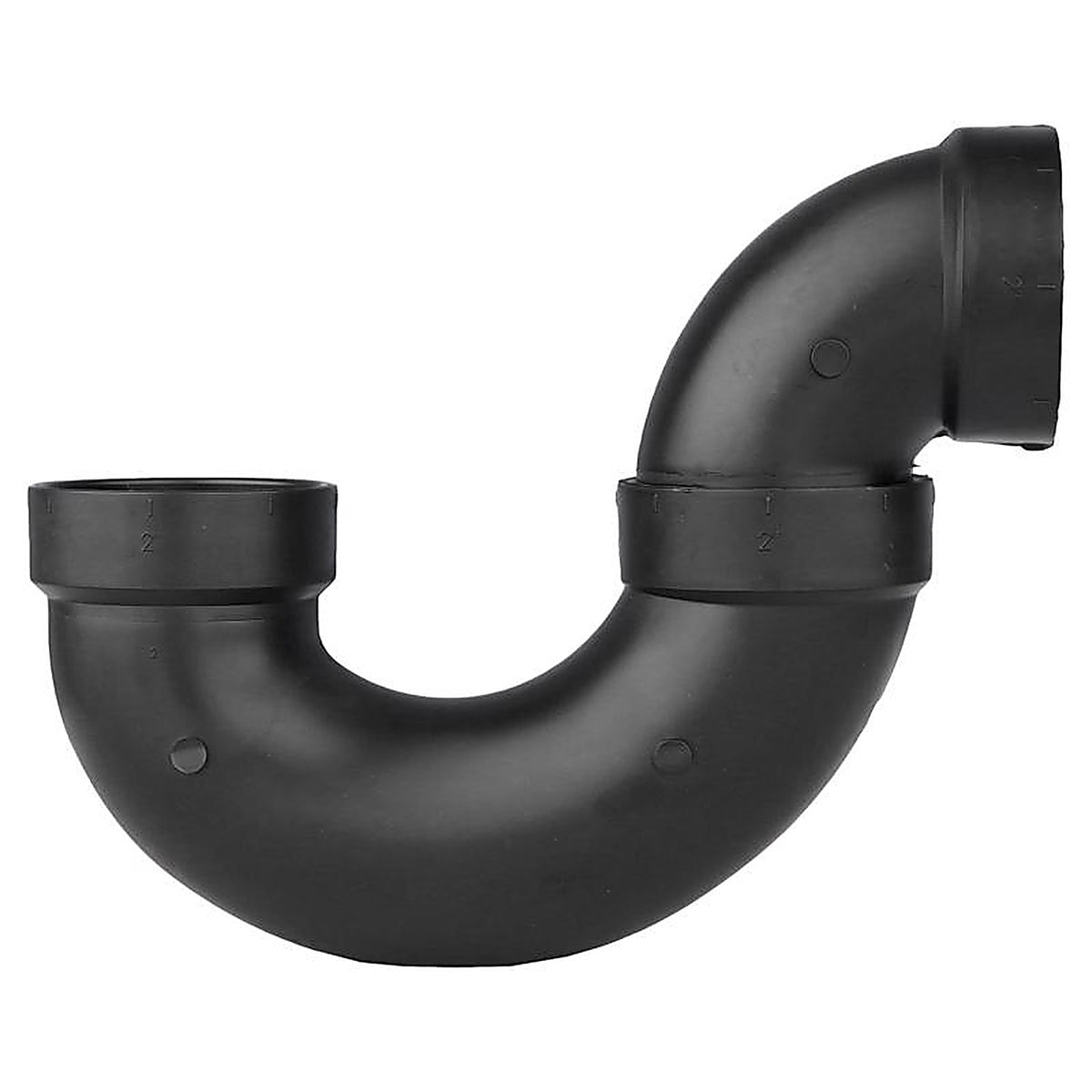 Charlotte Pipe ABS00706X0800 2 in. Hub x 2 in. Dia. Hub ABS P-Trap