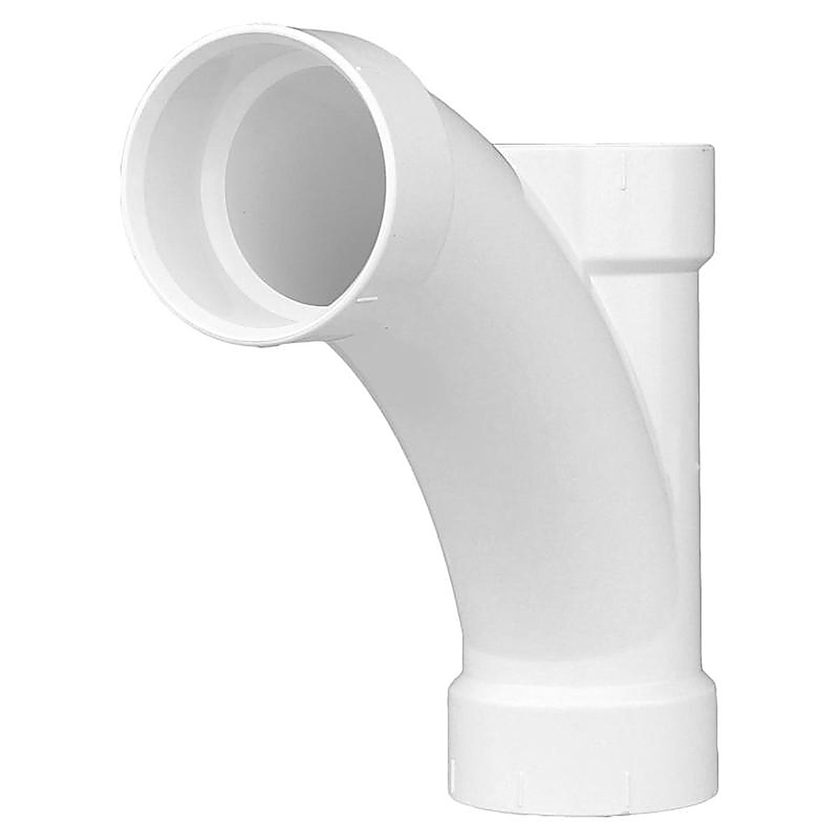 Charlotte Pipe PVC005011000 Schedule 40 3 in. Hub x 3 in. Dia. Hub PVC Long Turn Wye