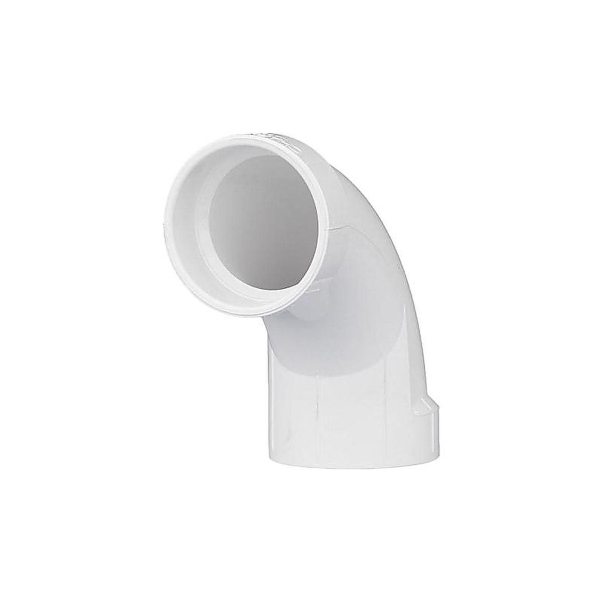 Charlotte Pipe PVC003040800 Schedule 40 2 in. Hub x 2 in. Dia. Hub PVC Long Sweep Elbow