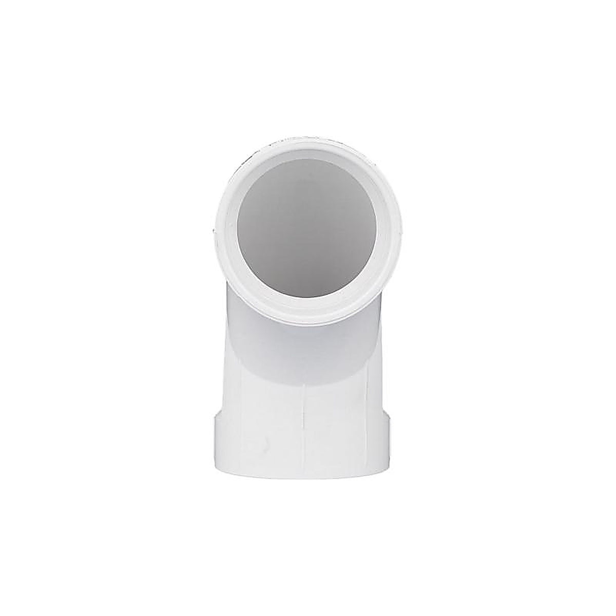 Charlotte Pipe PVC003040800 Schedule 40 2 in. Hub x 2 in. Dia. Hub PVC Long Sweep Elbow
