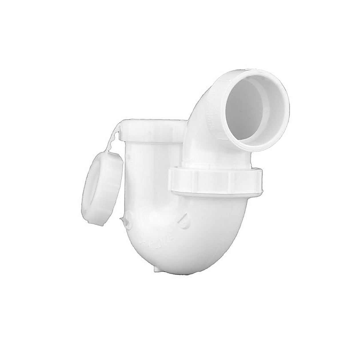 Charlotte Pipe PVC00711P0600 Schedule 40 1-1/2 in. Hub x 1-1/2 in. Dia. Slip PVC P-Trap with Union