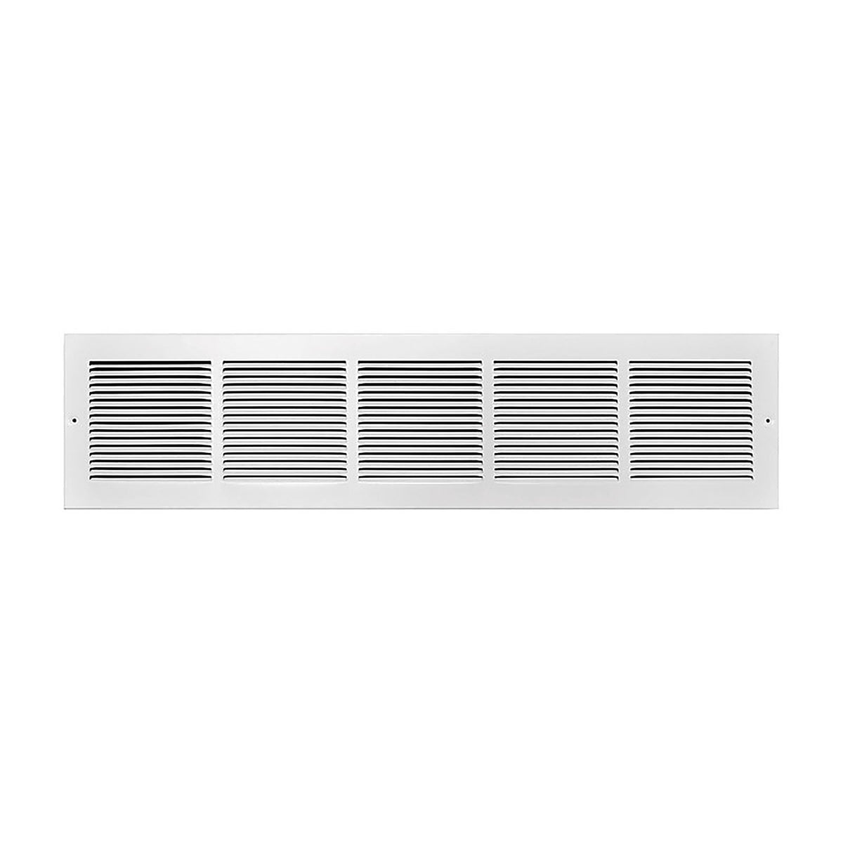 Tru Aire - C123RW30X06 - 6 In. H X 30 In. W 1-Way Powder Coat White Steel Baseboard Return Grille