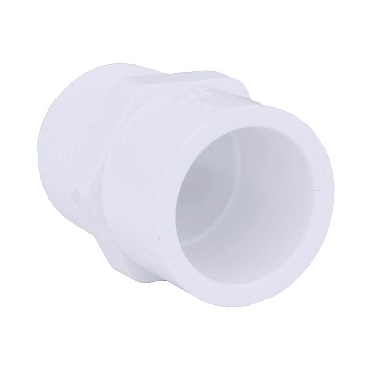 Charlotte Pipe PVC021100600 Schedule 40 3/4 in. MPT x 1/2 in. Dia. Slip PVC Adapter