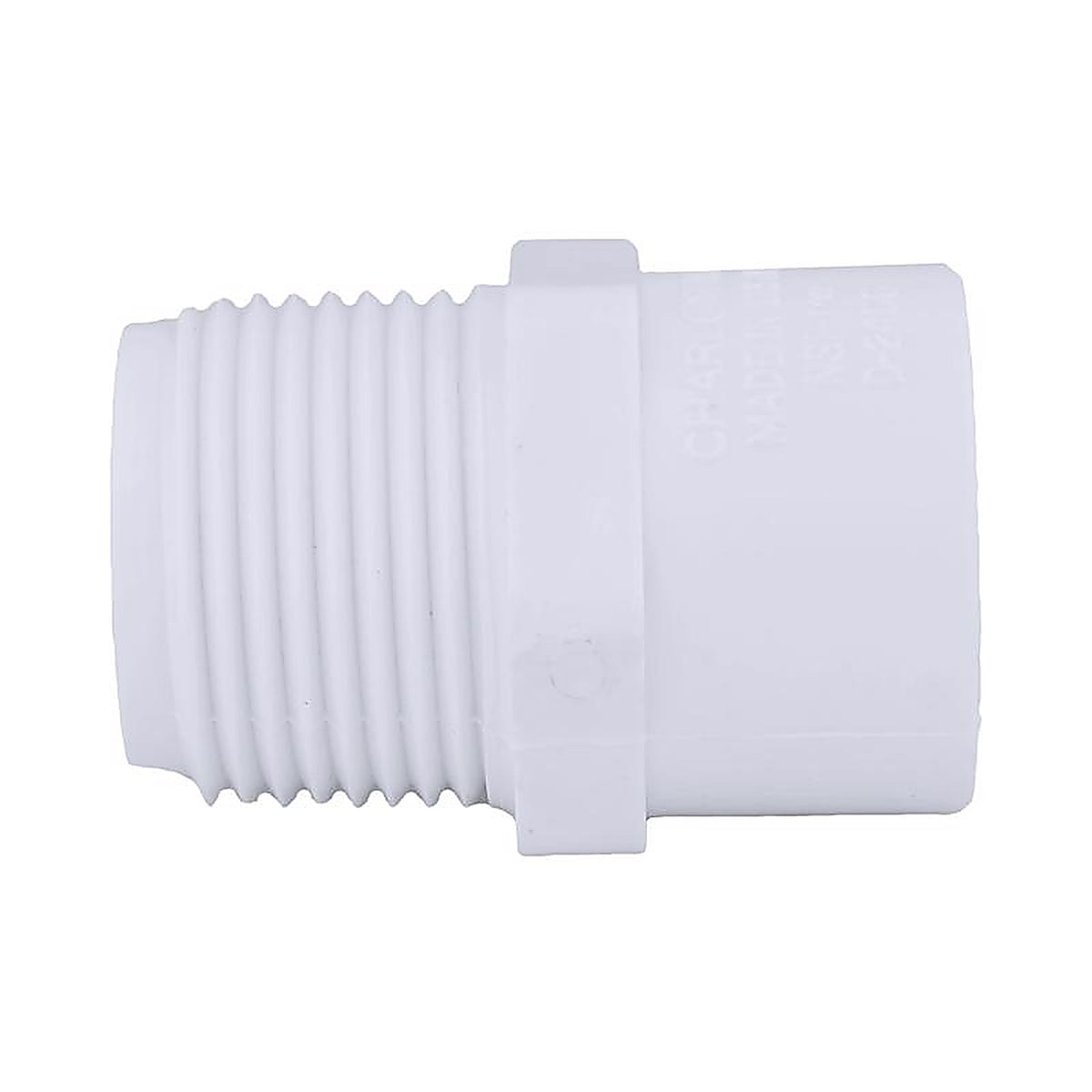 Charlotte Pipe PVC021100600 Schedule 40 3/4 in. MPT x 1/2 in. Dia. Slip PVC Adapter