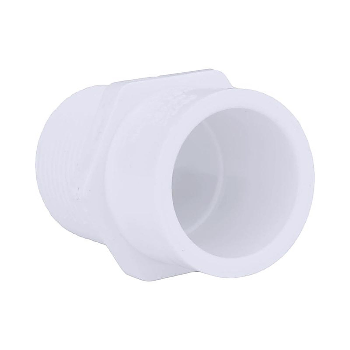 Charlotte Pipe PVC021100800 Schedule 40 1 in. MPT x 3/4 in. Dia. Slip PVC Adapter
