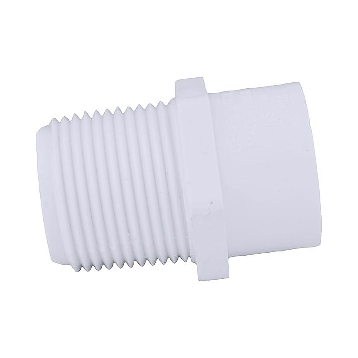Charlotte Pipe PVC021100800 Schedule 40 1 in. MPT x 3/4 in. Dia. Slip PVC Adapter