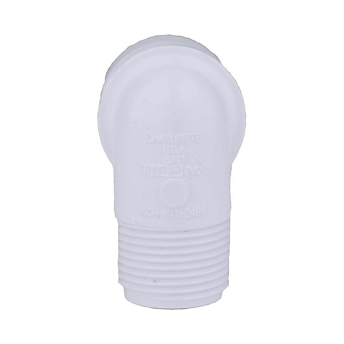 Charlotte Pipe PVC023060800 Schedule 40 3/4 in. Slip x 3/4 in. Dia. MPT PVC Street Elbow