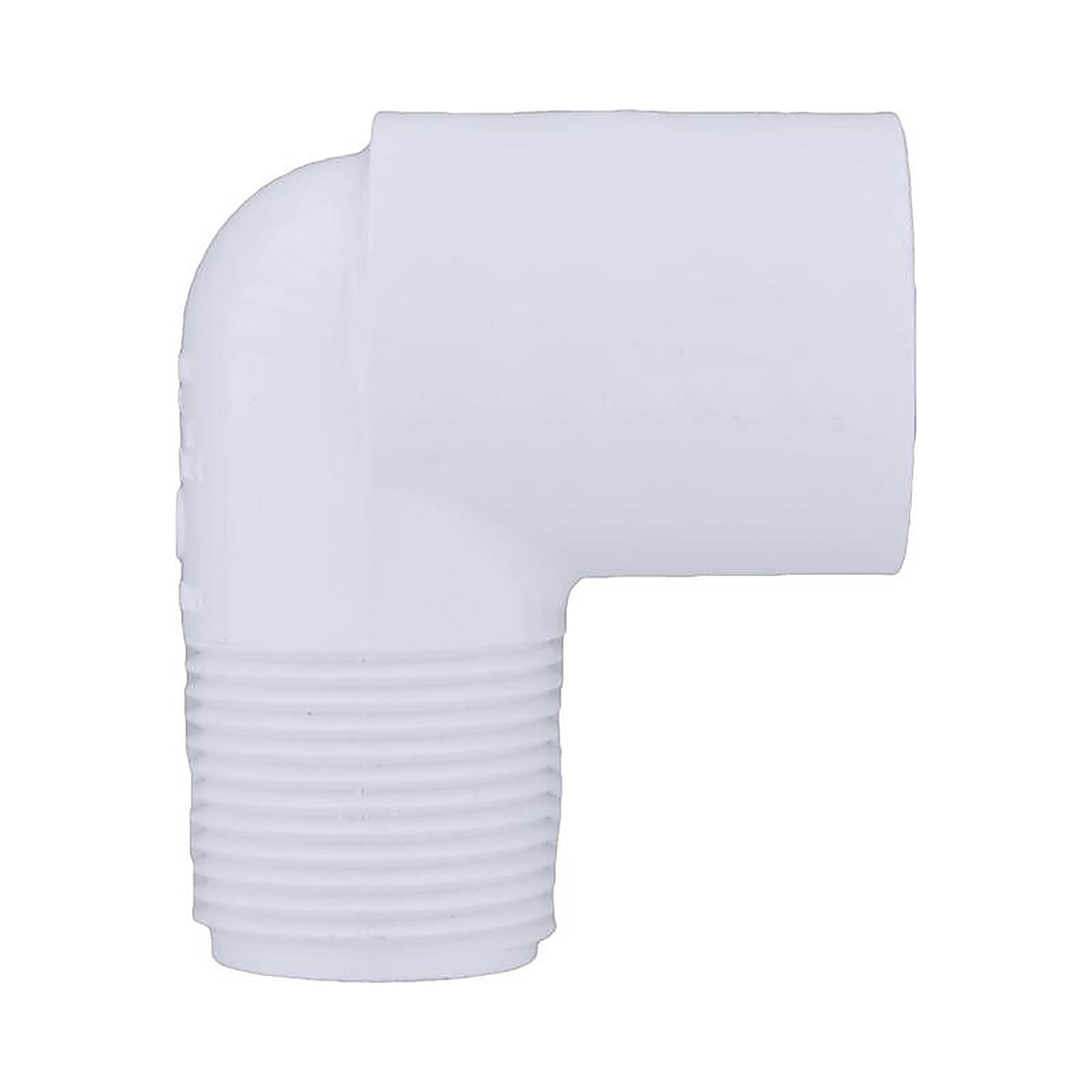 Charlotte Pipe PVC023061000 Schedule 40 1 in. Slip x 1 in. Dia. MPT PVC Street Elbow