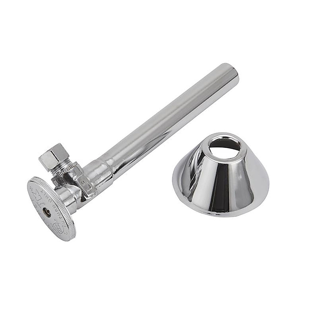 Keeney - K2100PCLF - 1/2 In. Sweat X 3/8 In. Compression Brass Shut-Off Valve