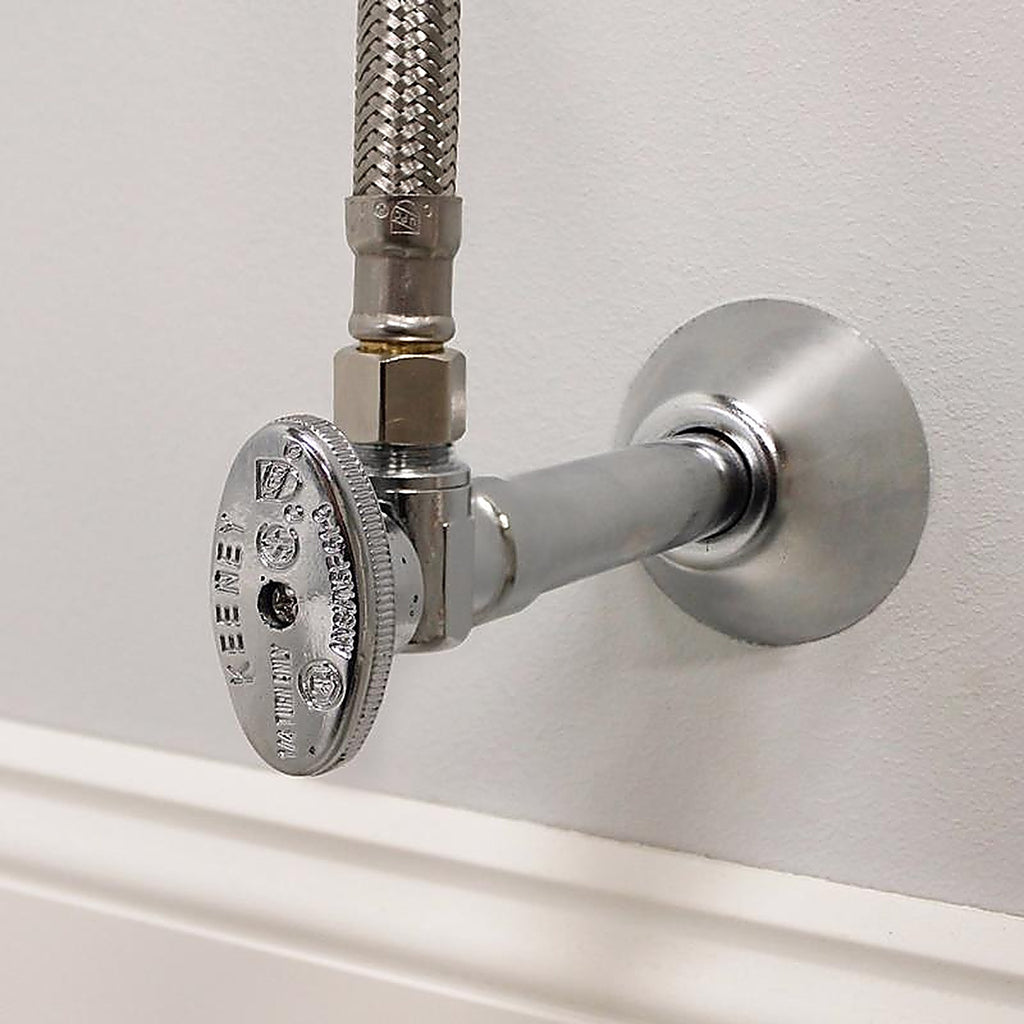 Keeney - K2100PCLF - 1/2 In. Sweat X 3/8 In. Compression Brass Shut-Off Valve