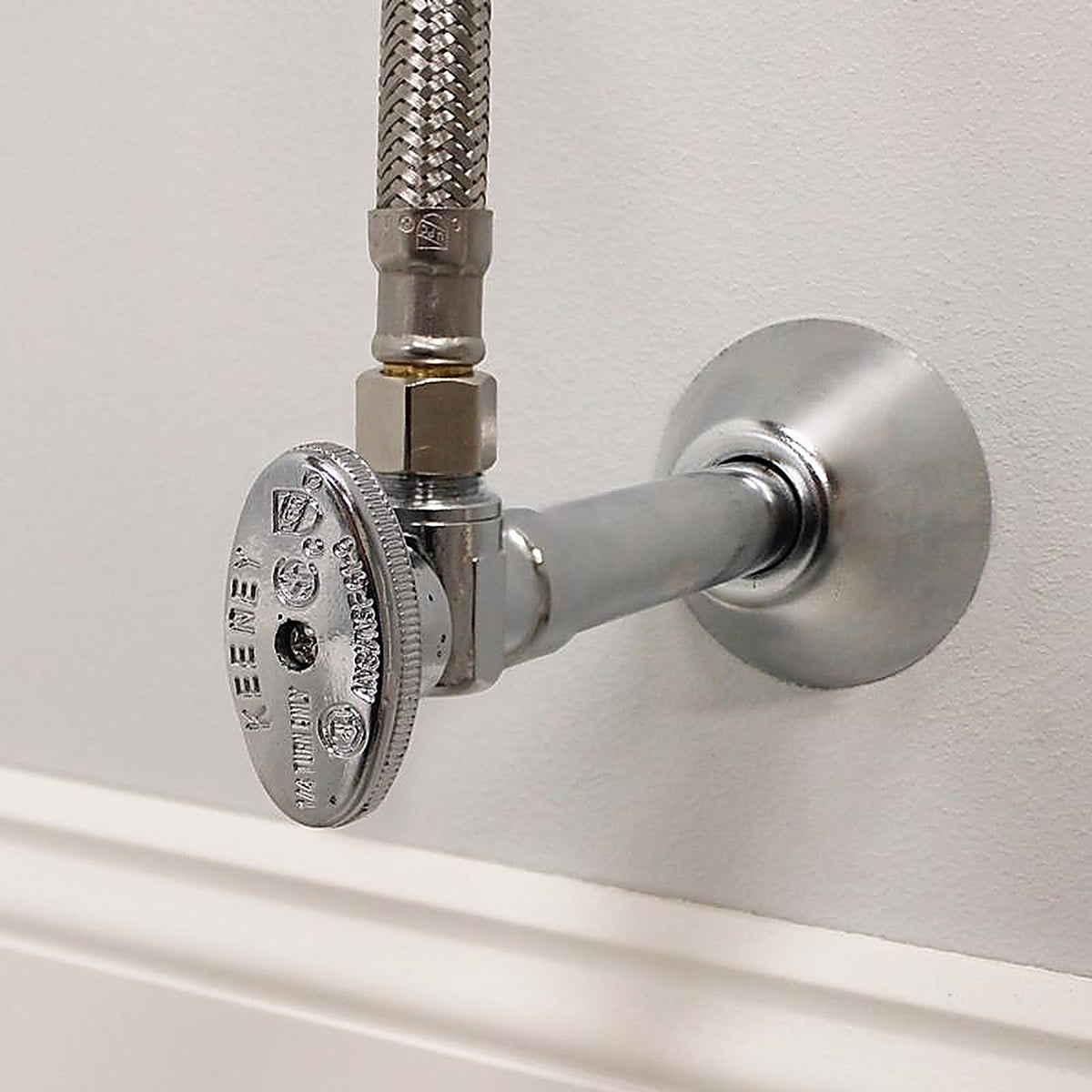 Keeney - K2100PCLF - 1/2 In. Sweat X 3/8 In. Compression Brass Shut-Off Valve