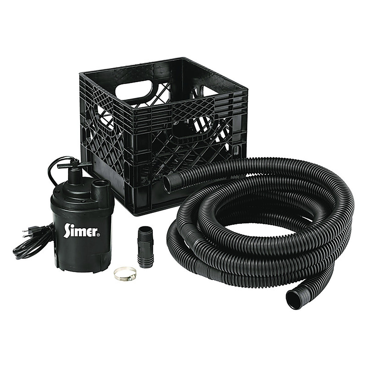 Flotec - FP0S2600RP - Stow and Flo 1/4 HP 2200 GPH Thermoplastic Switchless Switch Bottom AC Utility Pump Kit