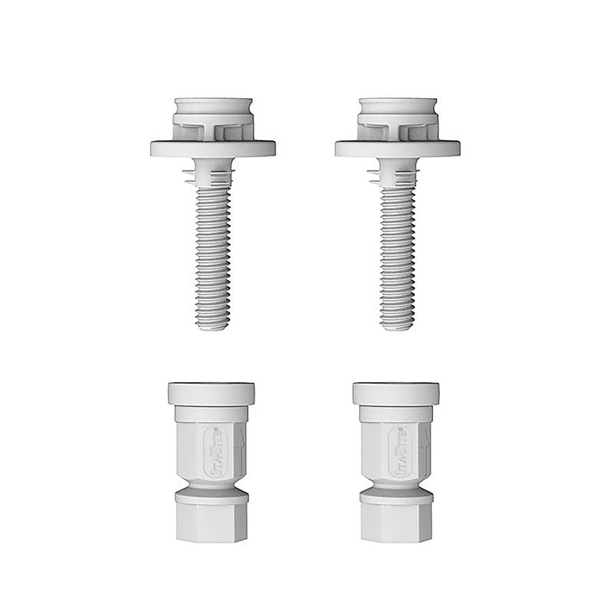 Bemis STATITEKIT Mayfair Toilet Seat Hinge Bolts White