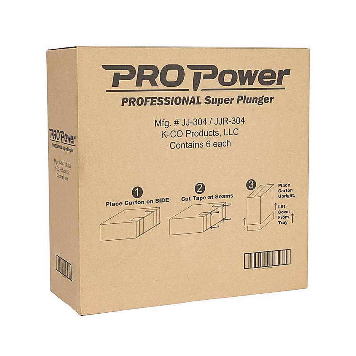 Pro Power - JJR-304 - Super Plunger Toilet Plunger 18 In. L X 3 In. D