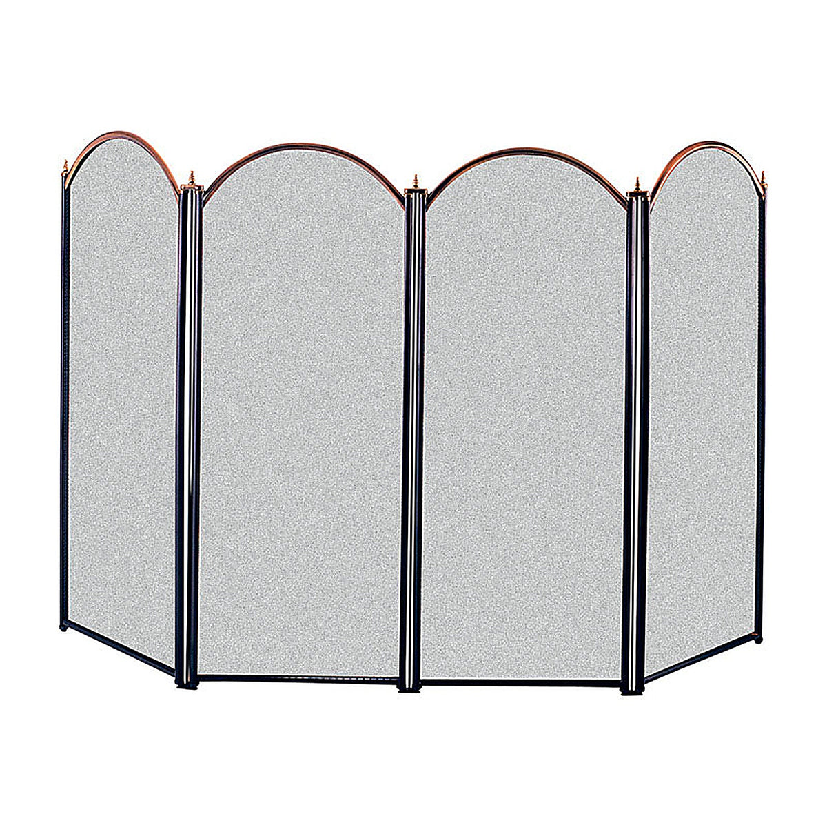Panacea 15106 Black Antique Brass Fireplace Screen