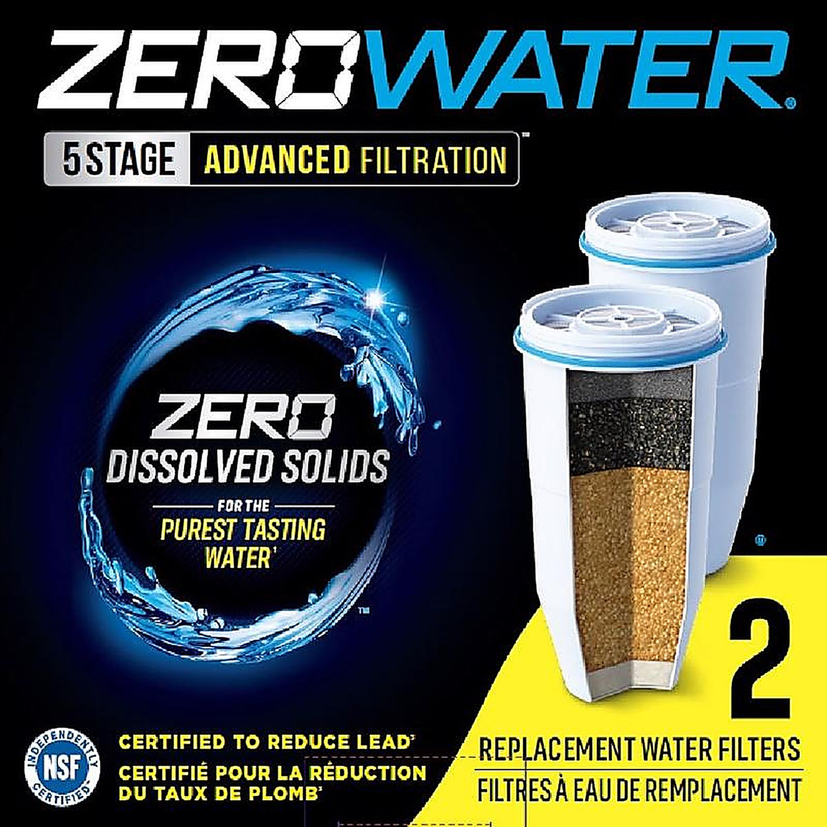 ZeroWater ZR-017 Replacement Filter Stage 5 2/Pack