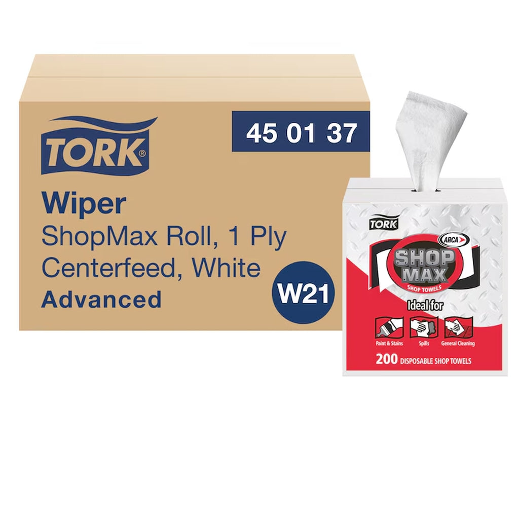 Tork/Essity 450137 ShopMax Wiper 450- Centerfeed