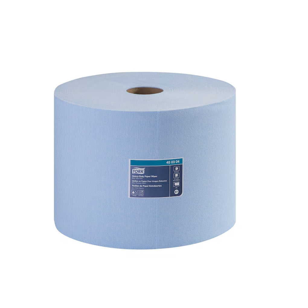 Tork/Essity 450304 ShopMax 450, Giant Roll, 1-Ply, Blue