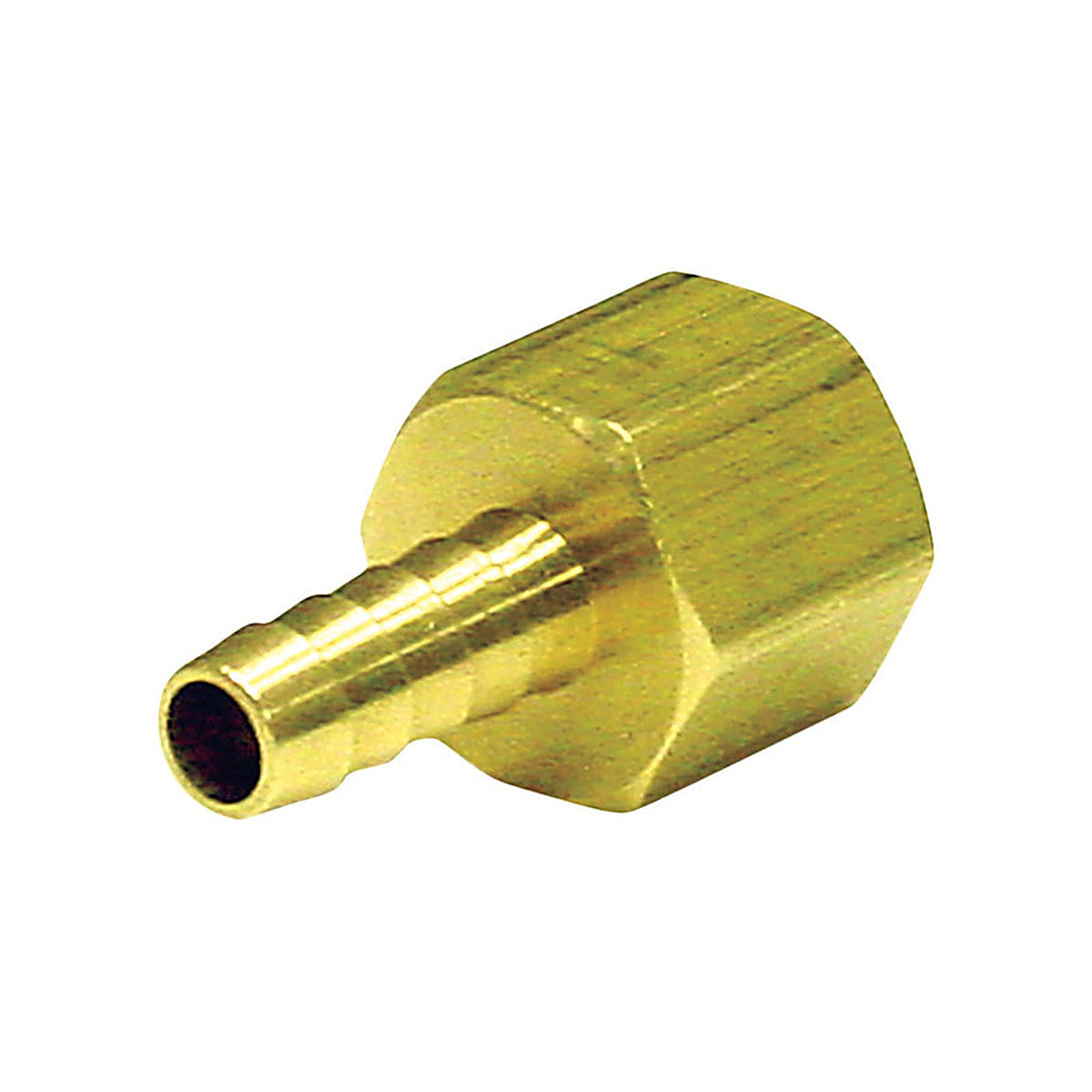 JMF 4504478 Brass 3/8 in. Dia. x 5/16 in. Dia. Adapter 1/Pack Yellow