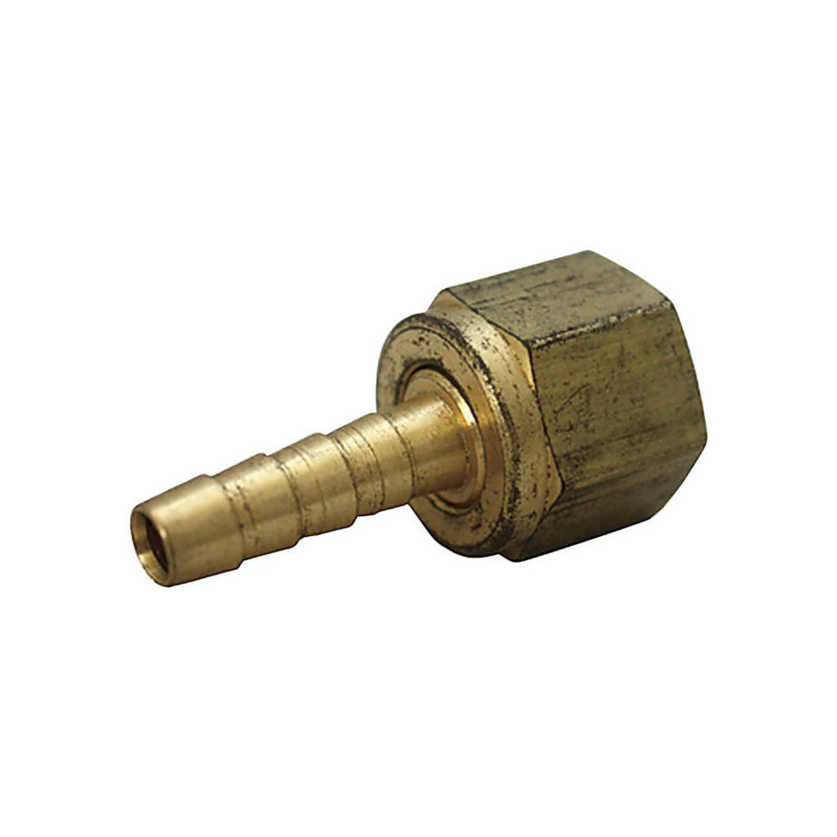 JMF 4504858 Brass 1/2 in. Dia. x 1/2 in. Dia. Adapter 1/Pack Yellow