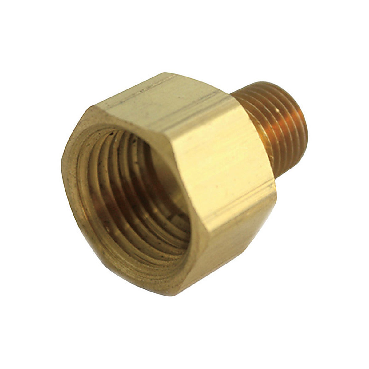 JMF 4505244 1/4 in. FPT x 1/4 in. Dia. FPT Brass Reducing Coupling