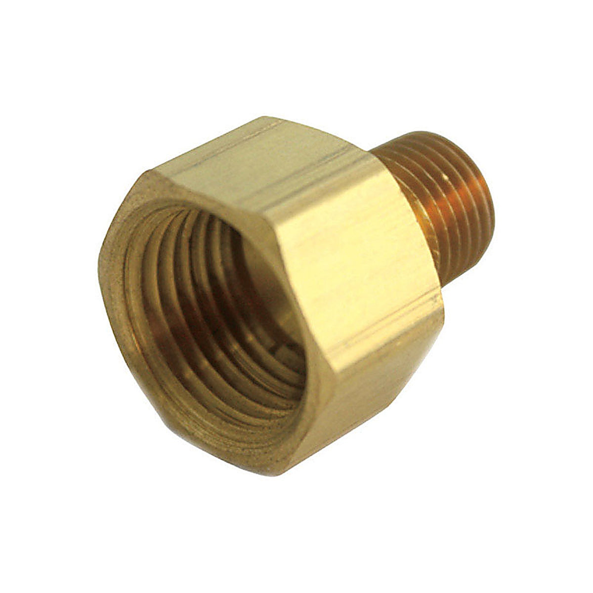 JMF 4505277 3/8 in. FPT x 3/8 in. Dia. MPT Brass Reducing Coupling