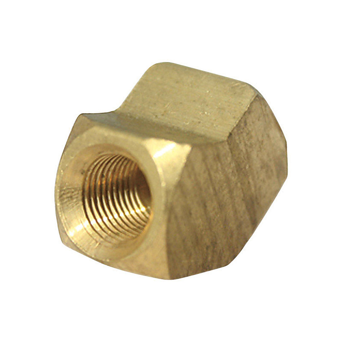 JMF 4505640 3/8 in. FPT x 3/8 in. Dia. FPT Brass 45 Degree Elbow