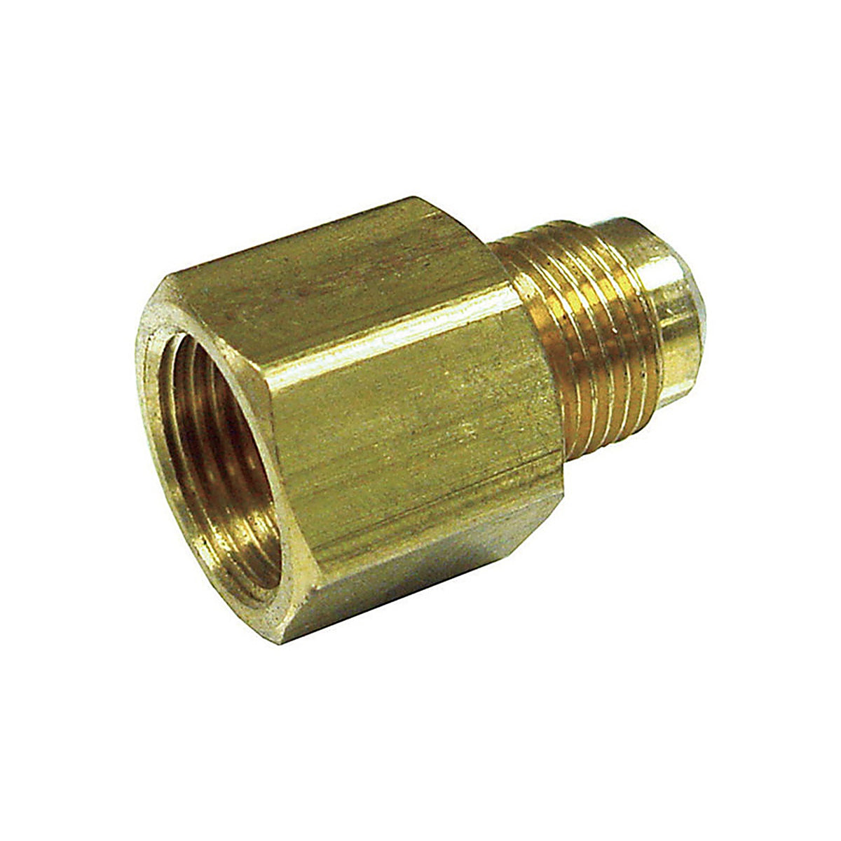 JMF 4506036 1/2 in. Female Flare x 5/8 in. Dia. Male Flare Brass Reducing Adapter
