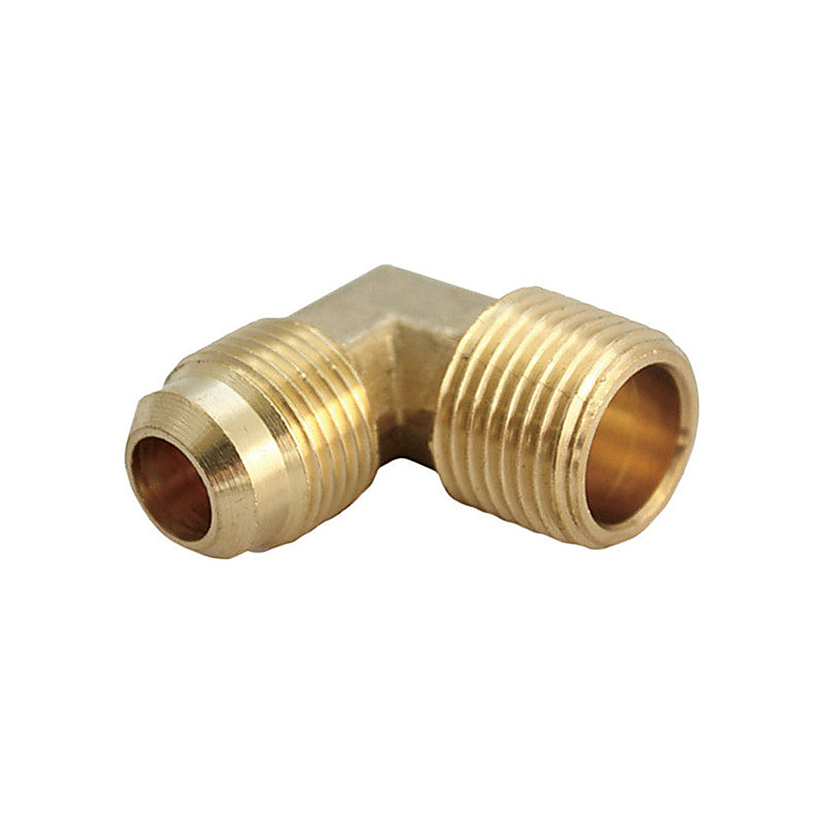 JMF 4506176 5/8 in. Flare x 3/4 in. Dia. MPT Brass 90 Degree Elbow