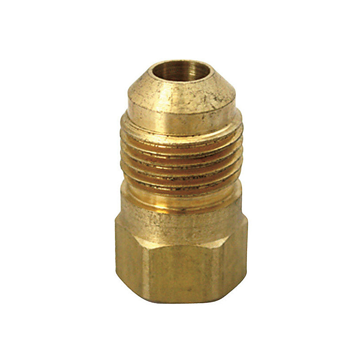 JMF 4506325 3/8 in. Flare x 1/2 in. Dia. FIP Brass Adapter