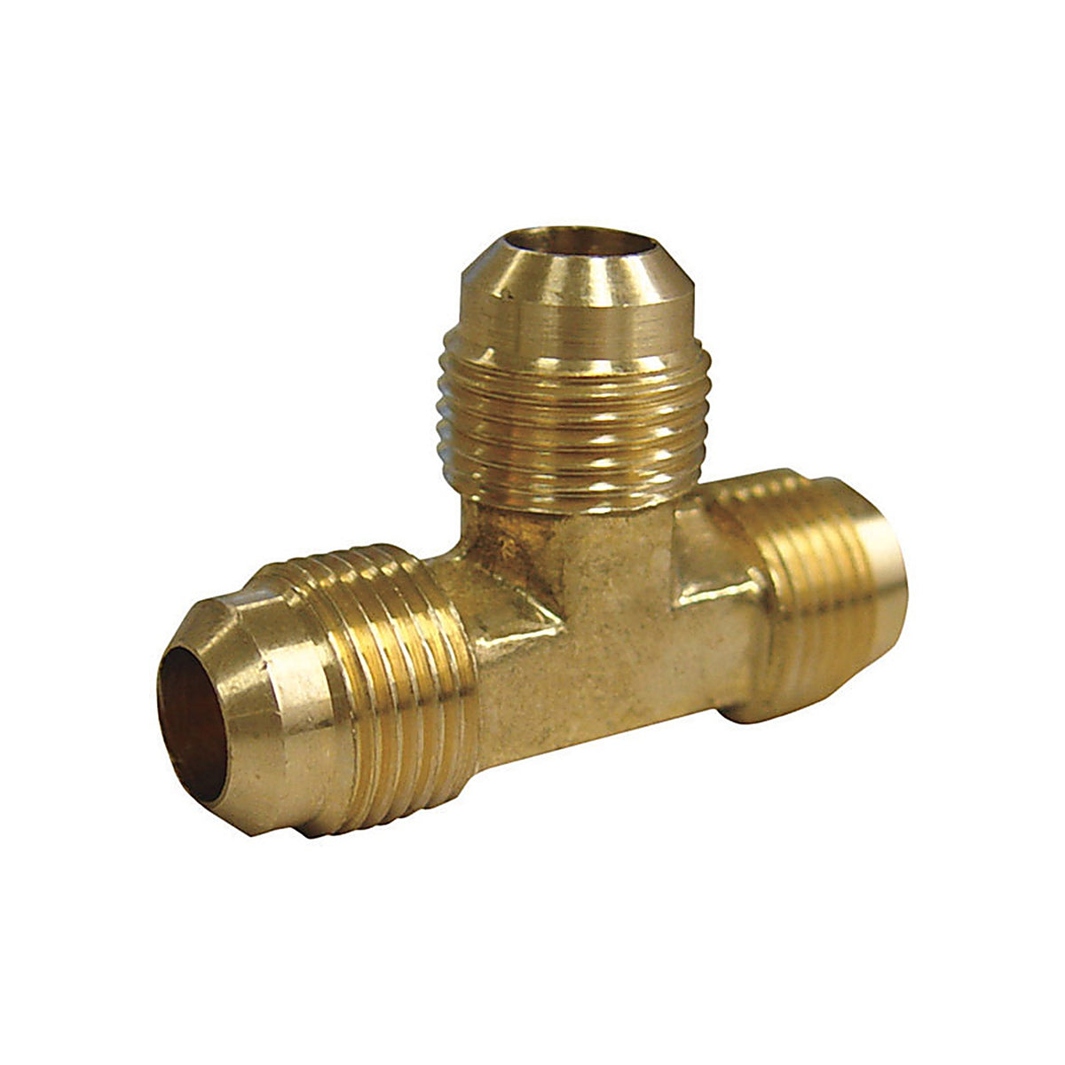 JMF 4506366 1/2 in. Flare x 3/8 in. Dia. Flare Brass Reducing Tee