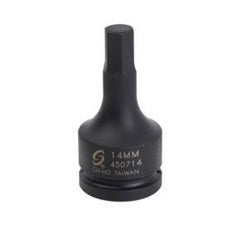 Sunex 450714 3/4in. Dr Hex Impact Socket, 14mm