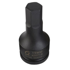 Sunex 450719 3/4in. Dr Hex Impact Socket, 19mm