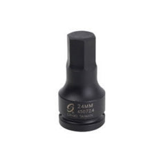 Sunex 450724 3/4in. Dr Hex Impact Socket, 24mm