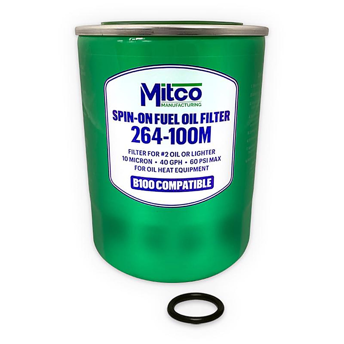Mitco - 264-100M - Spin-On Fuel Oil Filter