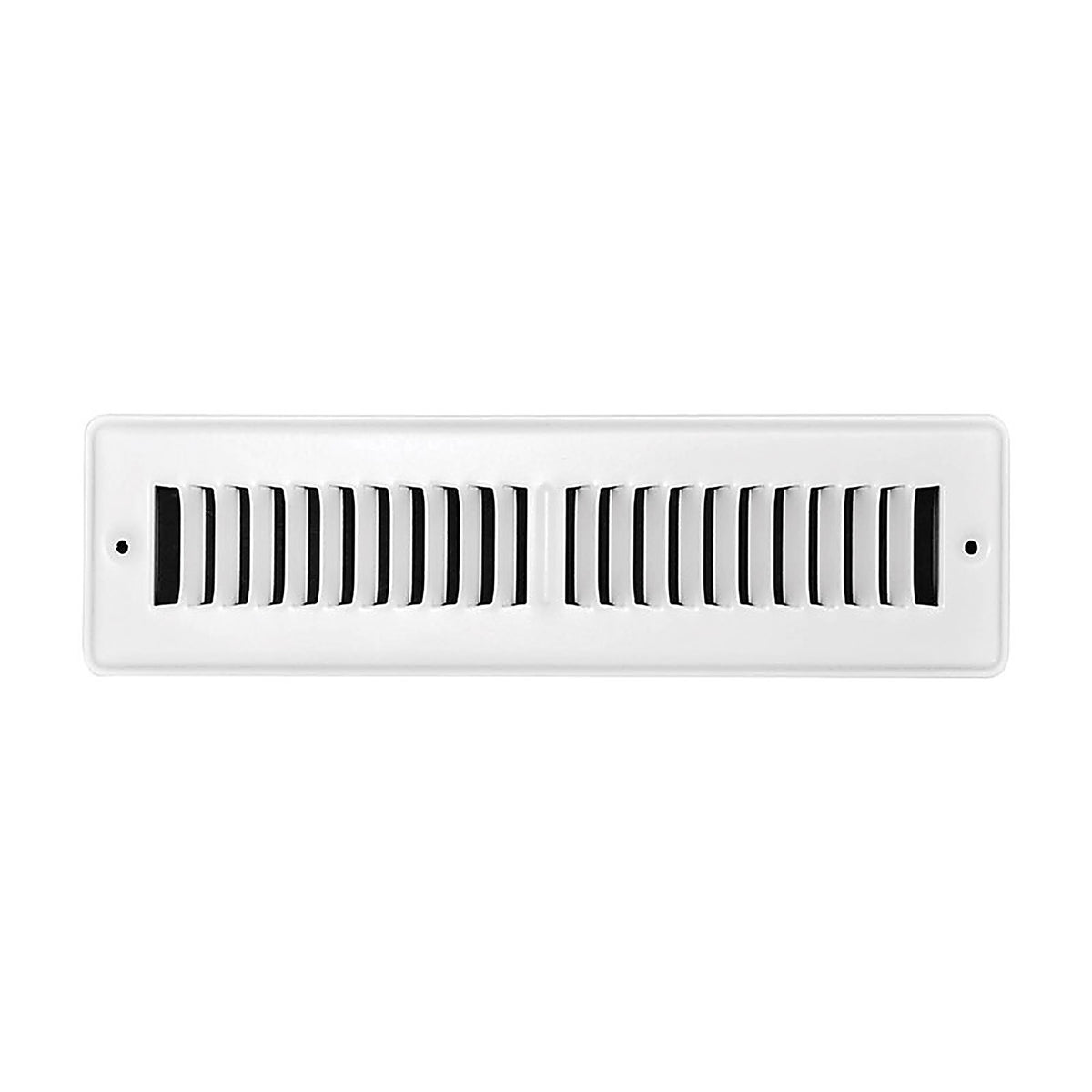 Tru Aire - C150TSW02X12 - 2 In. H X 12 In. W 2-Way Powder Coat White Steel Floor Register