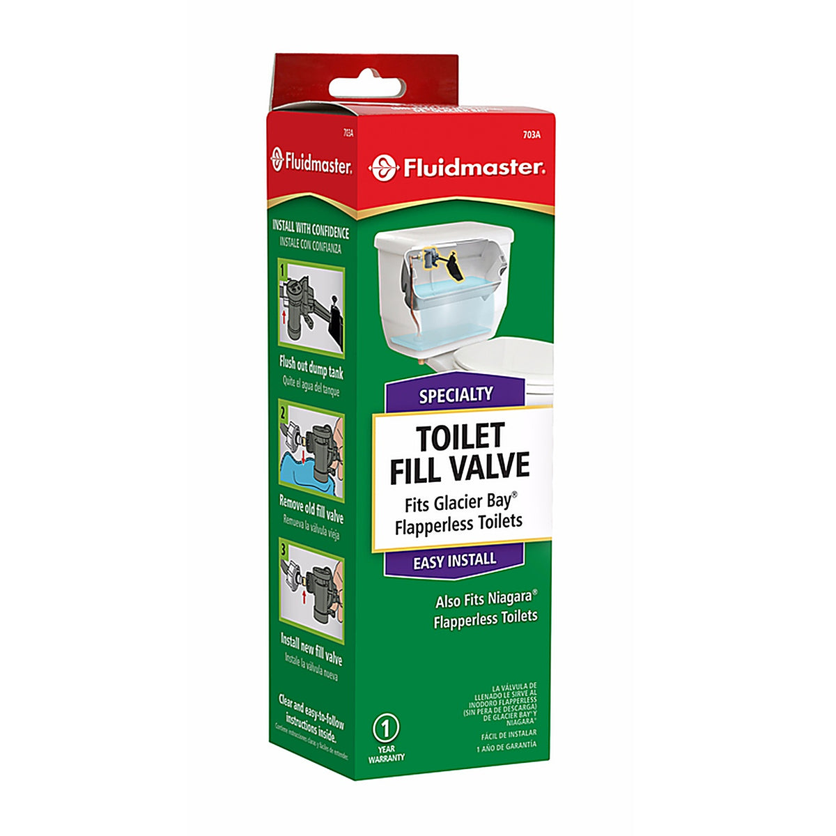 Fluidmaster - 703AP4 - Fill Valve Plastic