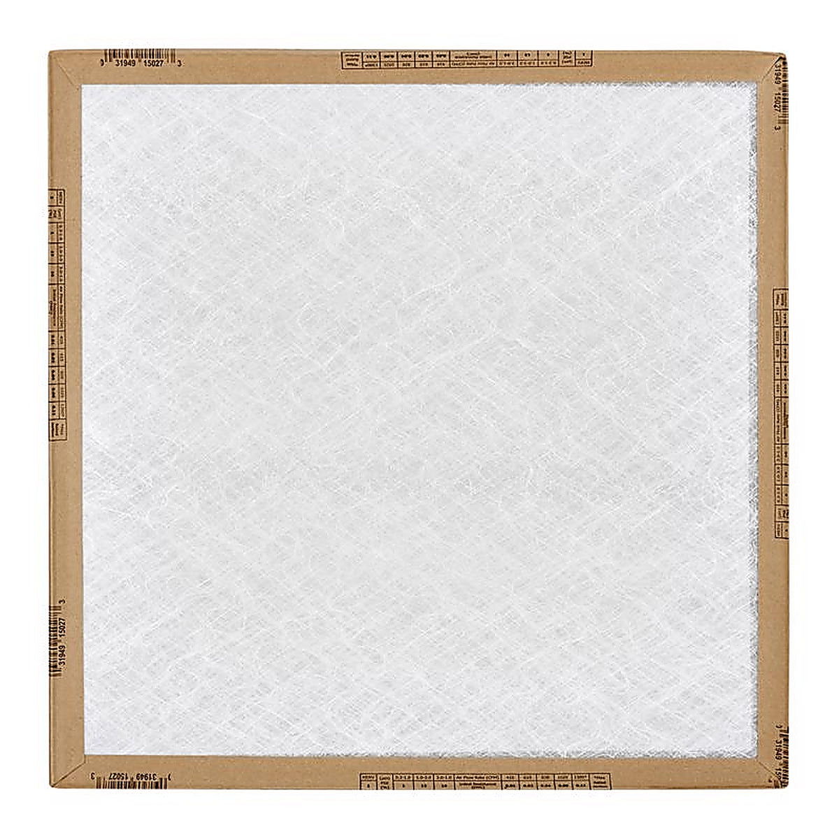 AAF Flanders 10055.012525 EZ Flow II 25 in. W X 25 in. H X 1 in. D Fiberglass 4 MERV Air Filter 1 pk