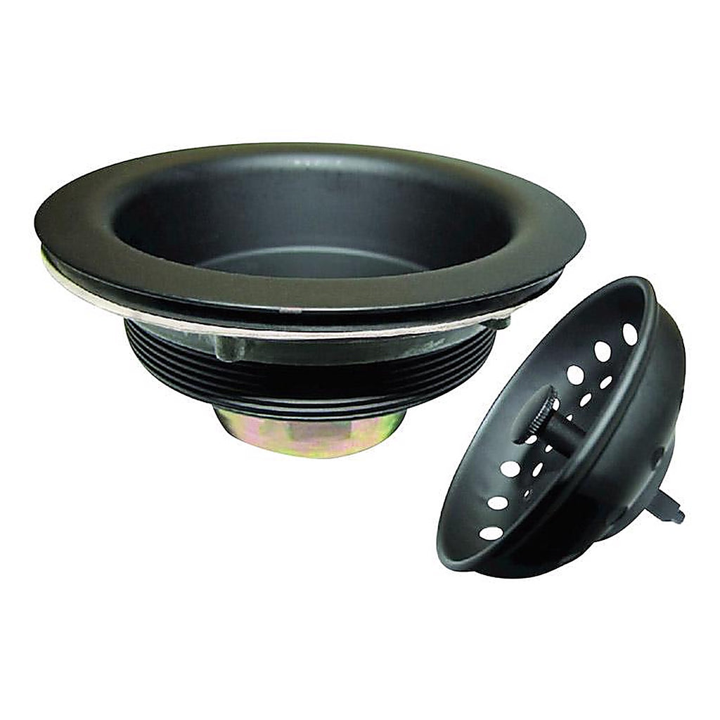 Keeney - K5414BLK - 4-1/2 In. Black Stainless Steel Kitchen Sink Strainer