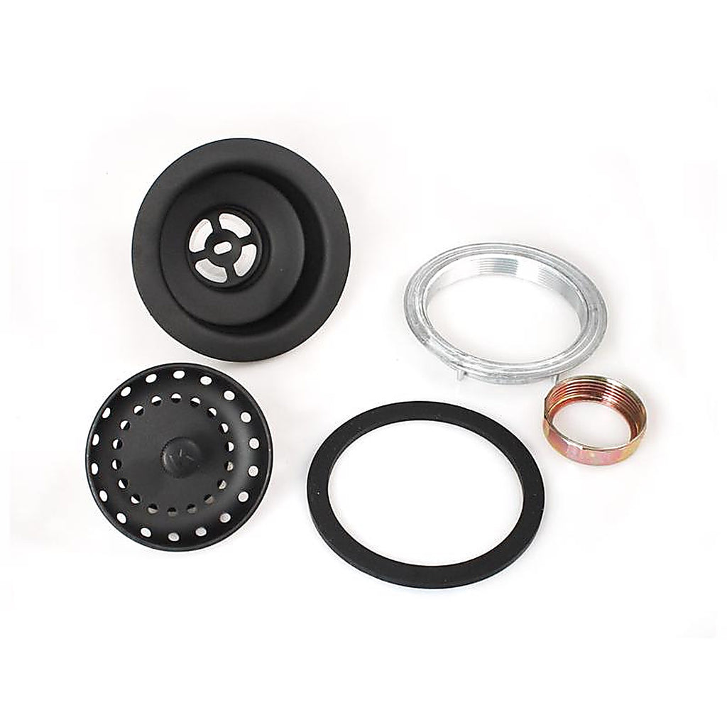 Keeney - K5414BLK - 4-1/2 In. Black Stainless Steel Kitchen Sink Strainer