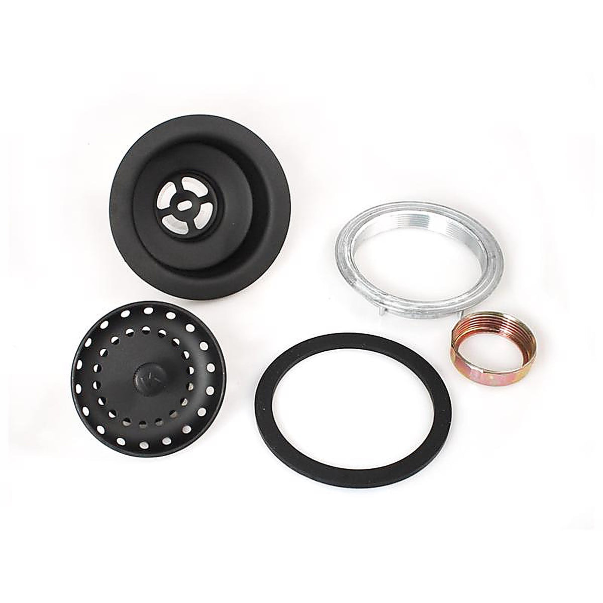 Keeney - K5414BLK - 4-1/2 In. Black Stainless Steel Kitchen Sink Strainer