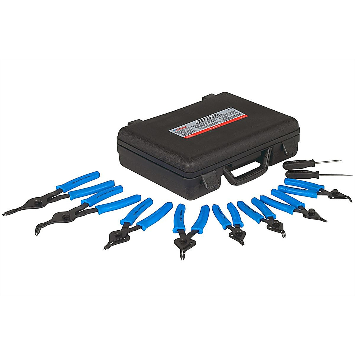 OTC 4512 8 Pc Snap Ring Pliers Set Internal/External