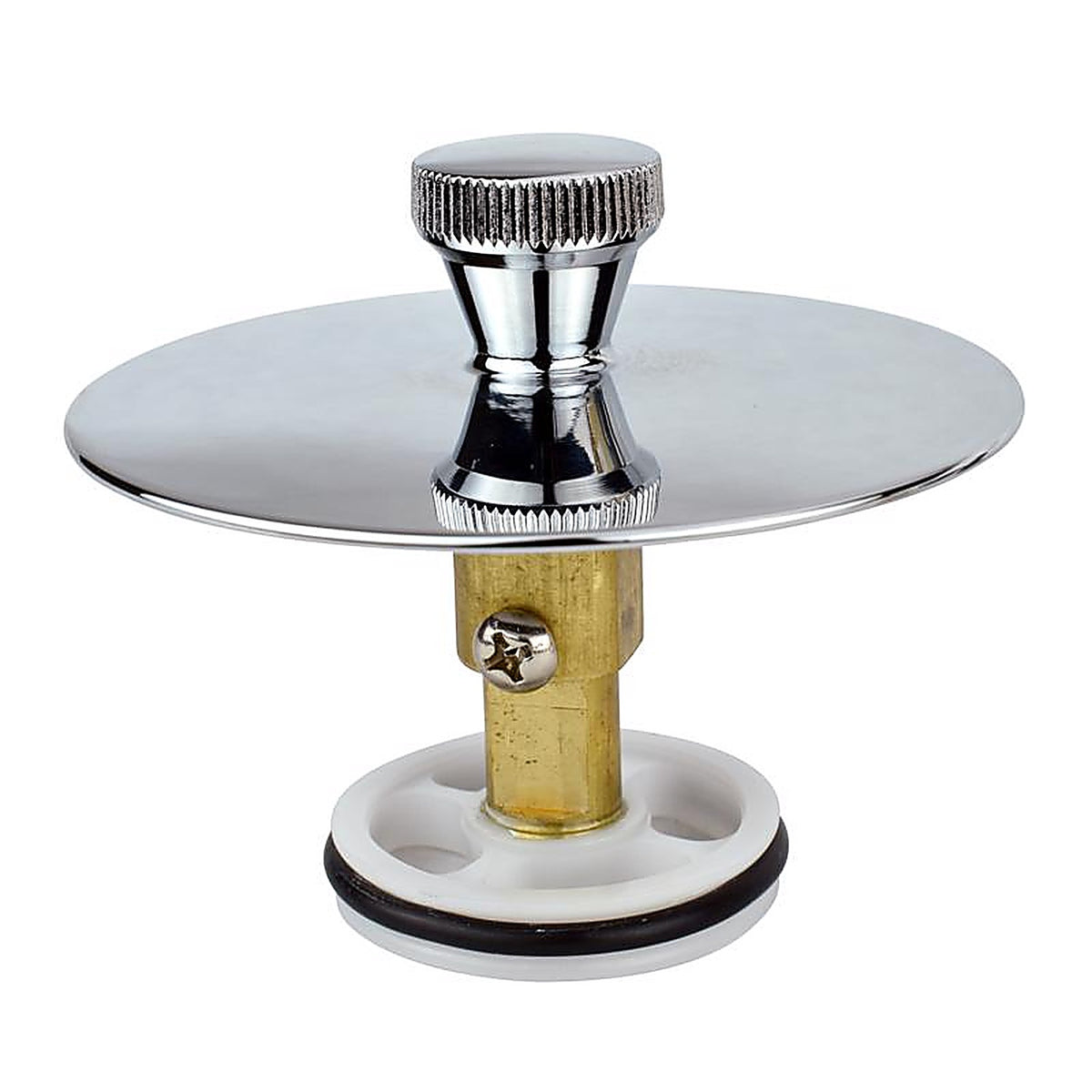 Keeney K826-36PC 2 in. Dia. Polished Chrome Metal Tub Stopper