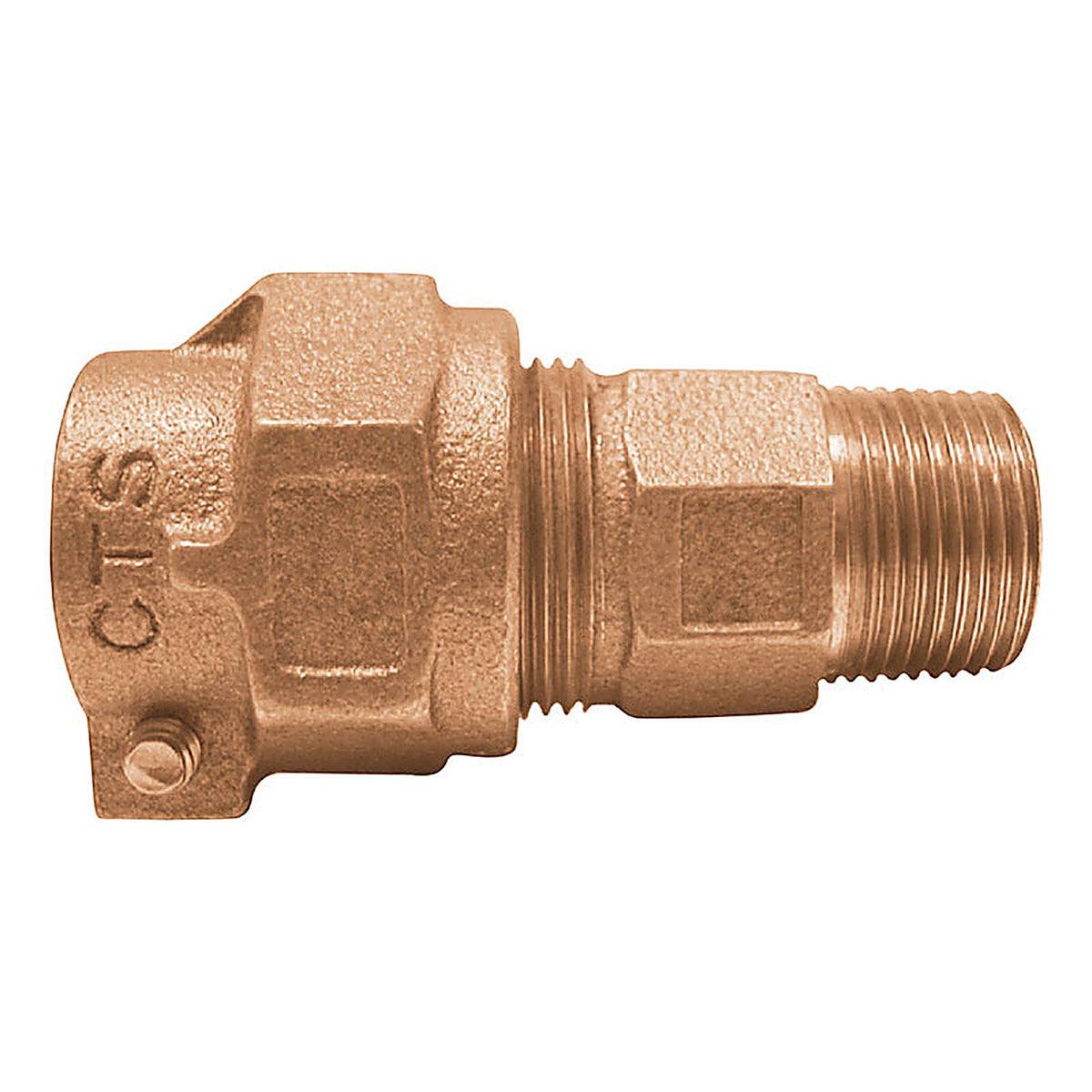 B&K - 313-205NL - Legend 1 In. Mnpt Pattern X 1 In. D Cts Pack Joint Bronze Coupling