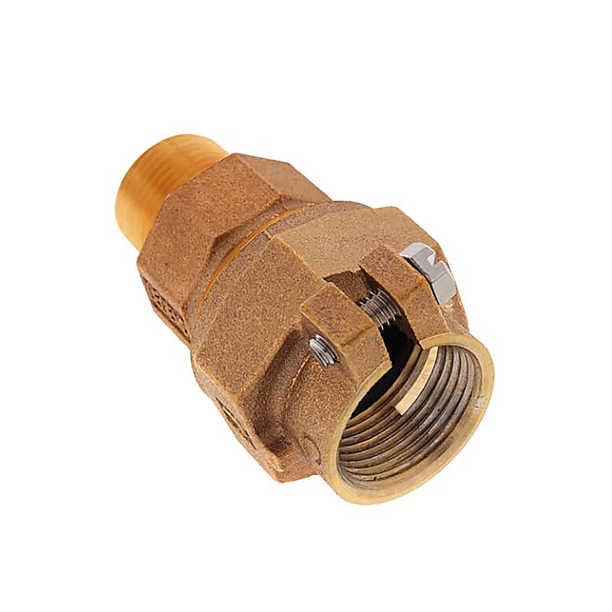 Legend - 313-210NL - 1 In. MPT Pattern X 3/4 In. D Mnpt Bronze Reducing Coupling