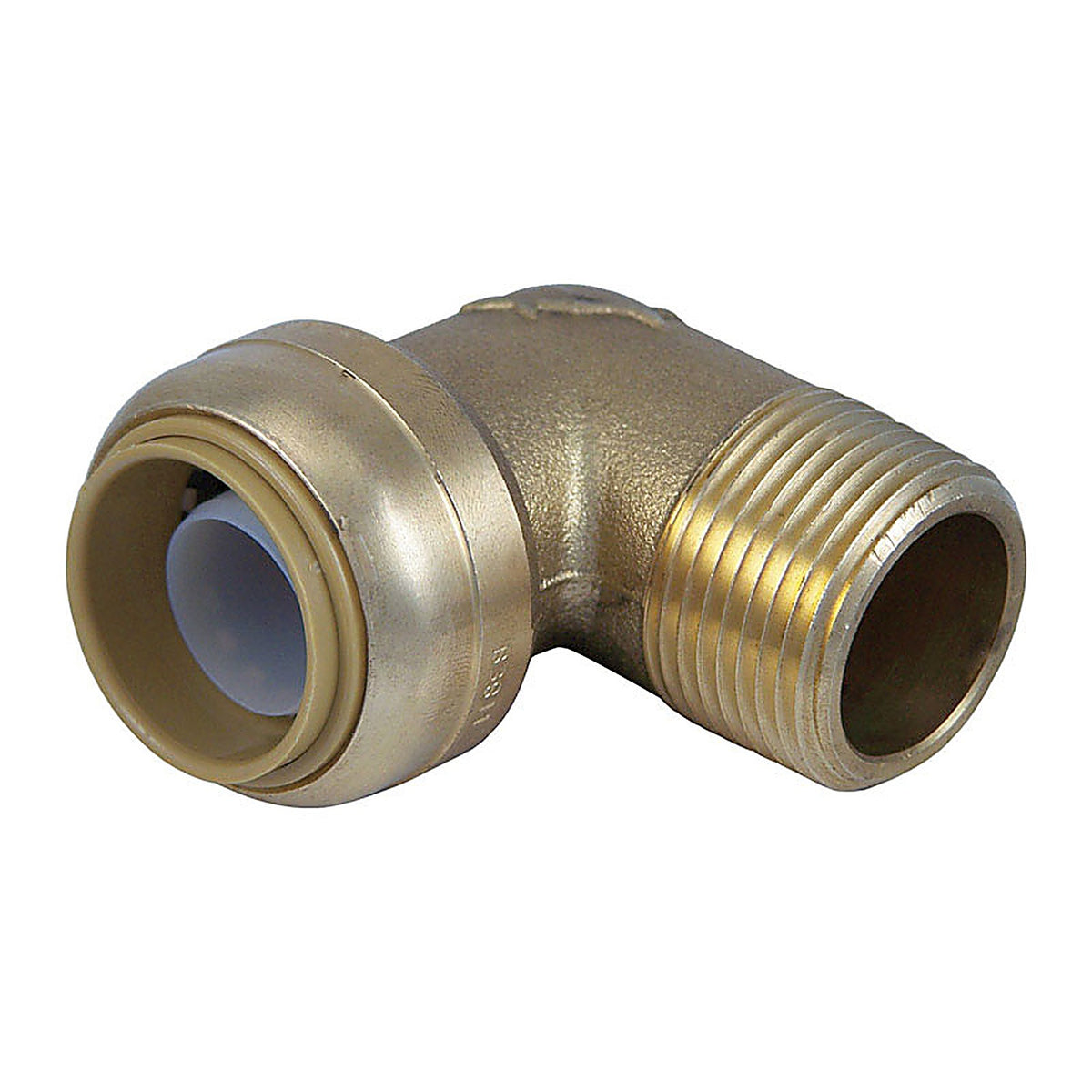 SharkBite U286LFA 3/4 in. Push x 3/4 in. Dia. MPT Brass Elbow