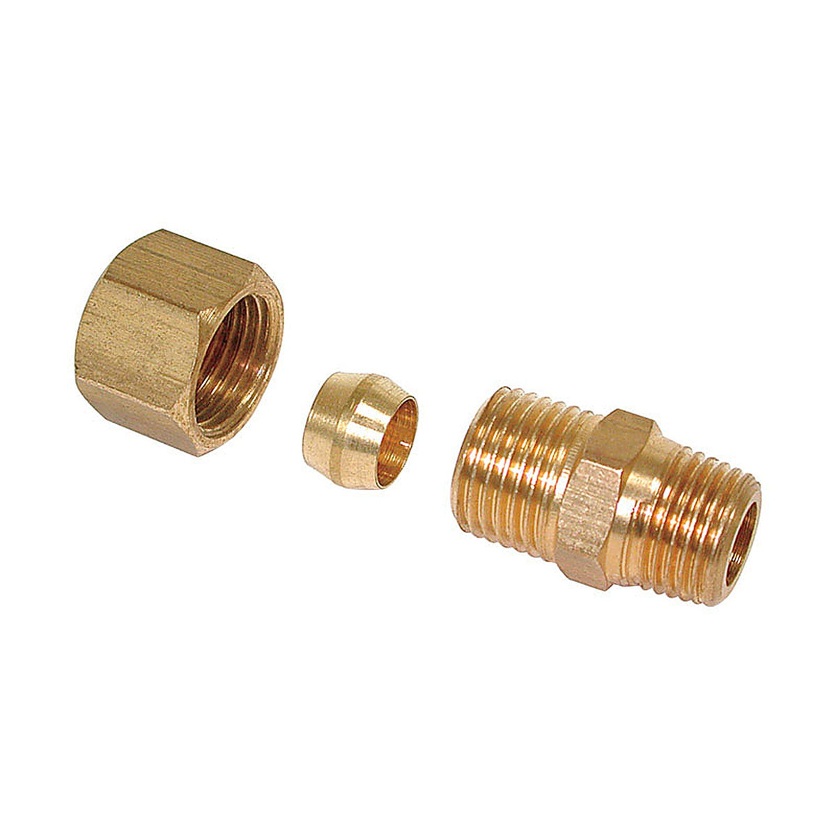 Dial Manufacturing - 9480 - 1/4 In. H X 1/8 In. W Brass Coupling Union