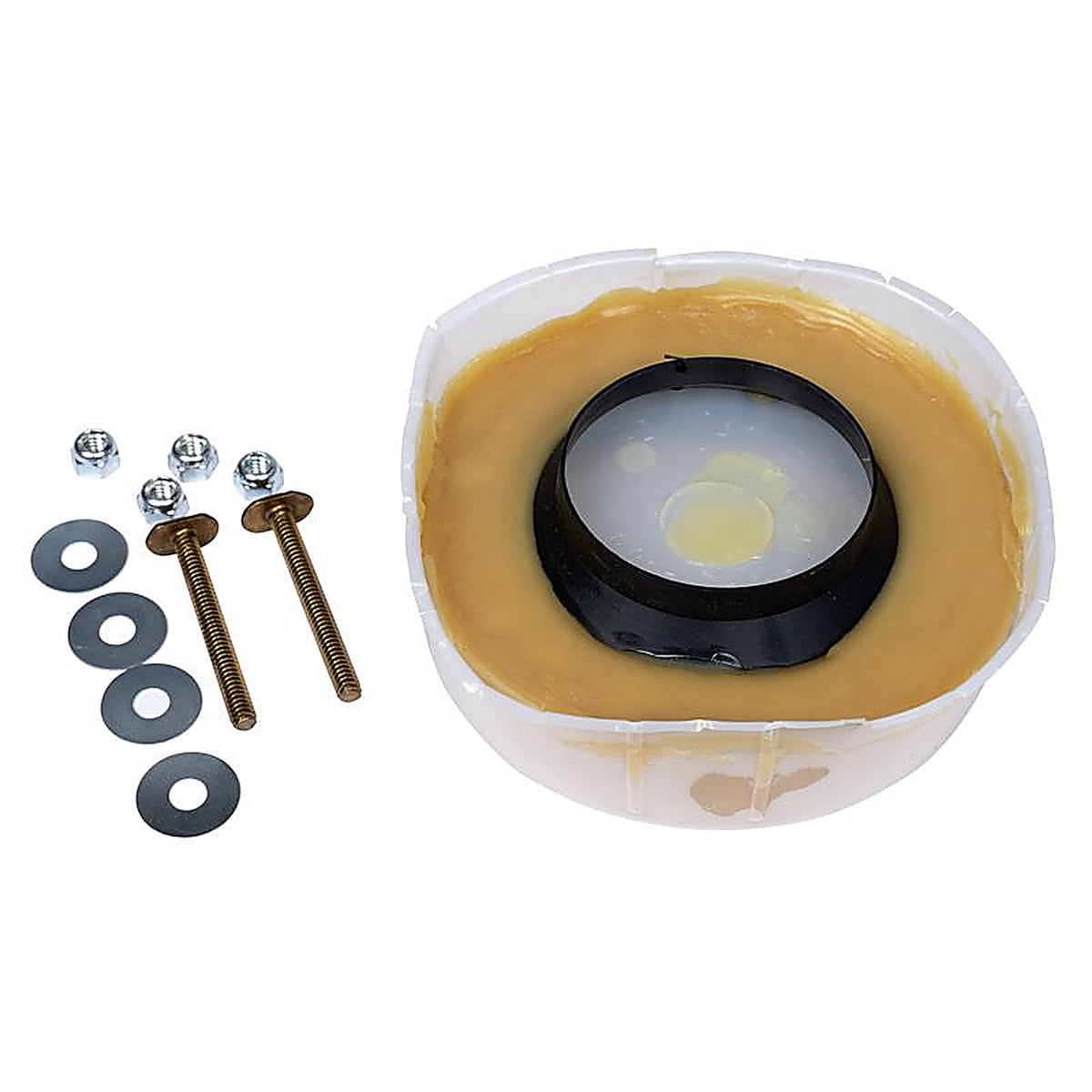 Oatey 001109-N Harveys Toilet Bowl Gasket with Wax & Flange Polyethylene #10
