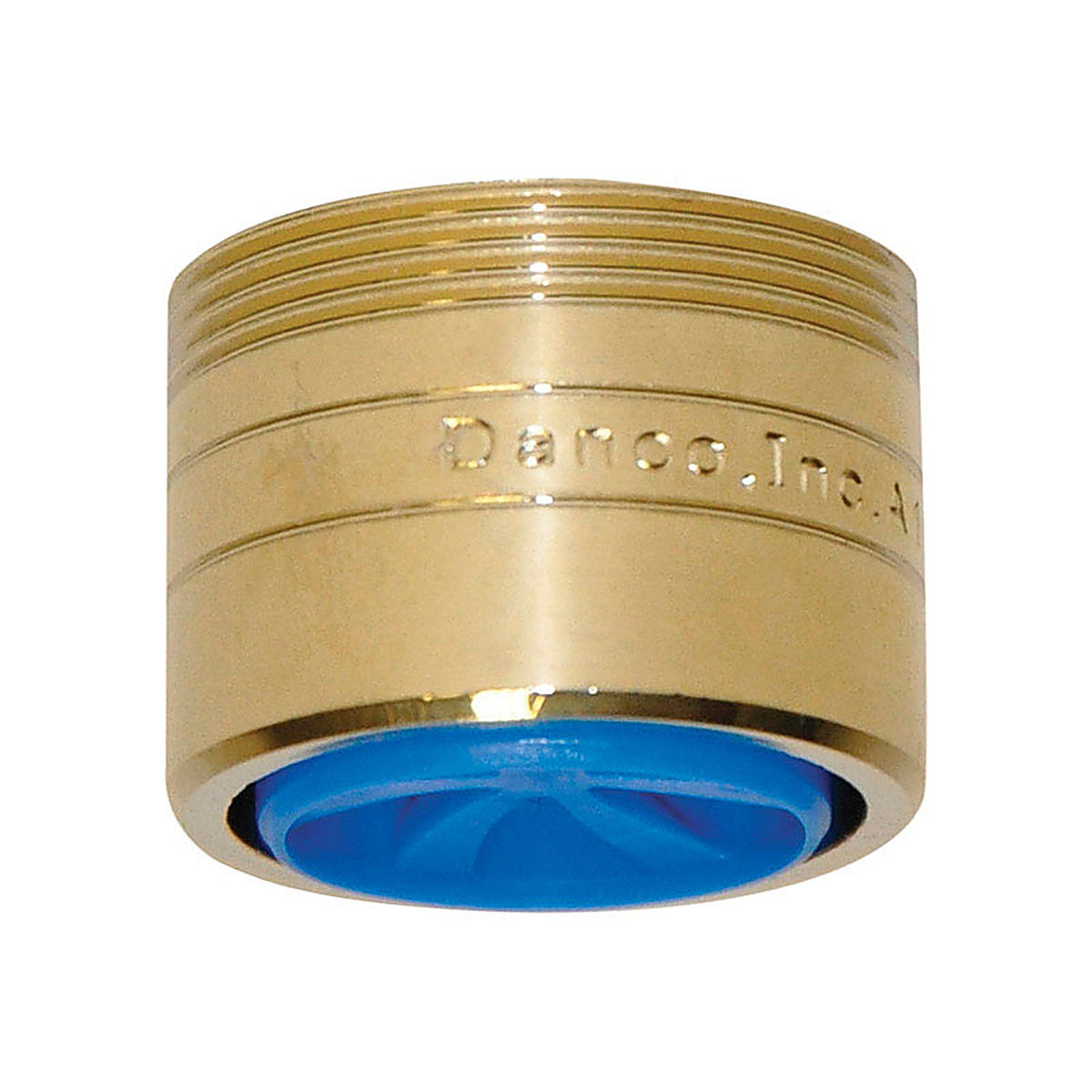 Danco 9D00010478 Dual Thread 15/16 in.- 27M x 55/64 in.-27F Polished Brass Faucet Aerator