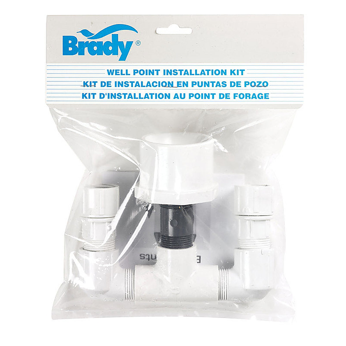 Brady - BTA 200IND - PVC White 1/4 2 In. Well Point Installation Kit
